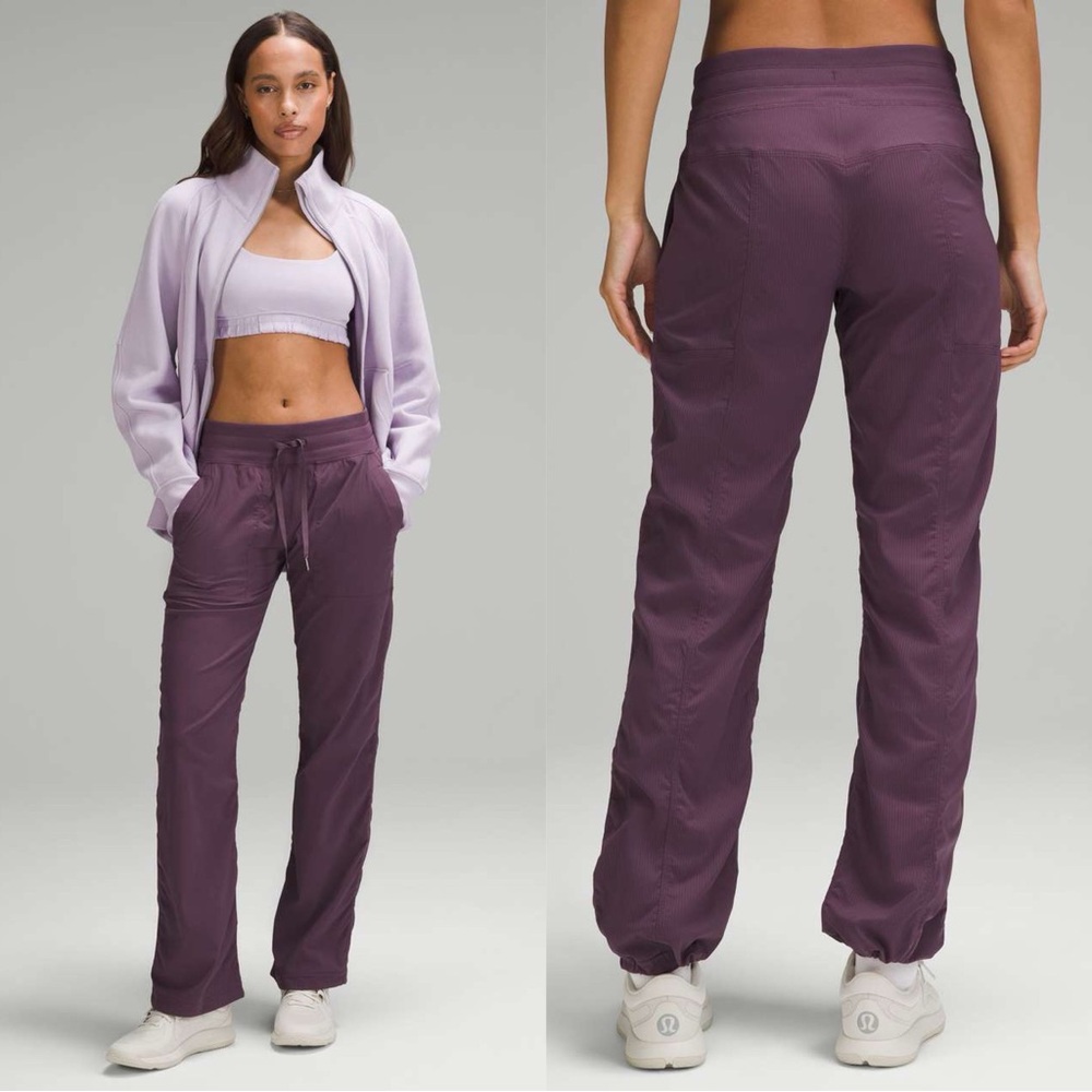 Lululemon Dance Studio‎ Mid-Rise Pant *Regular Grape Thistle W5ENOR Size 4
